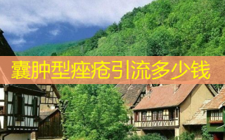 囊肿型痤疮引流多少钱