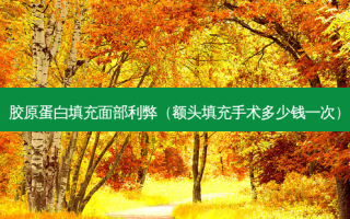 胶原蛋白填充面部利弊（额头填充手术多少钱一次）
