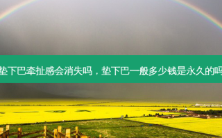 垫下巴牵扯感会消失吗，垫下巴一般多少钱是永久的吗