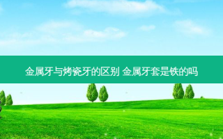 金属牙与烤瓷牙的区别 金属牙套是铁的吗