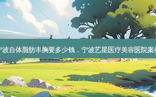 宁波自体脂肪丰胸要多少钱，宁波艺星医疗美容医院案例