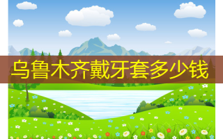 乌鲁木齐戴牙套多少钱