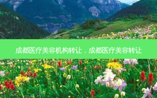 成都医疗美容机构 *** ，成都医疗美容 *** 