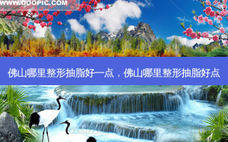 佛山哪里整形抽脂好一点，佛山哪里整形抽脂好点