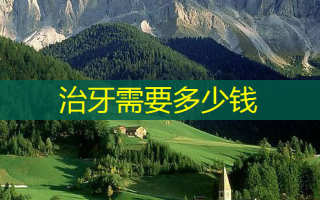 治牙需要多少钱