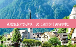 正规瘦脸针多少钱一次（全国前十美容学校）