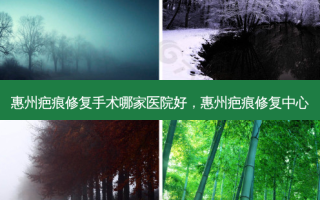 惠州疤痕修复手术哪家医院好，惠州疤痕修复中心