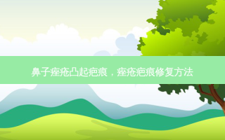 鼻子痤疮凸起疤痕，痤疮疤痕修复 *** 