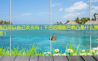 嘴凸可以自己改善吗（下巴后缩嘴巴前凸是什么原因）