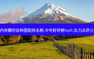 国内有哪些齿科医院排名榜,今年好评榜top5,实力点评公开!
