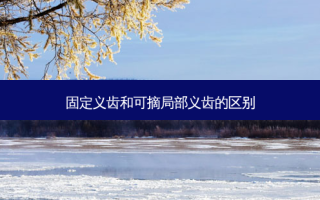 固定义齿和可摘局部义齿的区别