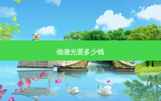 做激光要多少钱