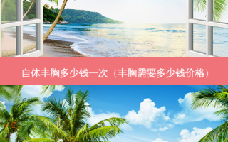 自体丰胸多少钱一次（丰胸需要多少钱价格）