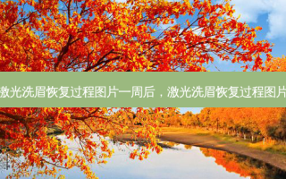 激光洗眉恢复过程图片一周后，激光洗眉恢复过程图片