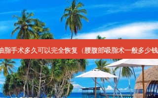 抽脂手术多久可以完全恢复（腰腹部吸脂术一般多少钱）