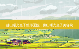 佛山曙光金子整形医院，佛山曙光金子美容院