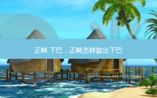 正畸 下巴，正畸怎样旋出下巴