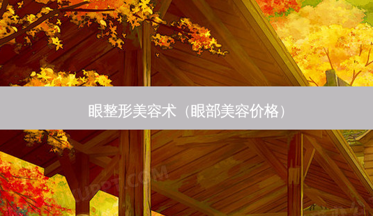 眼整形美容术(眼部美容价格)-第1张图片-南山整形网 眼整形美容术(眼部美容价格)-第1张图片-南山整形网