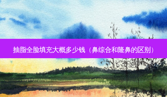 抽脂全脸填充大概多少钱(鼻综合和隆鼻的区别)-第1张图片-南山整形网 抽脂全脸填充大概多少钱(鼻综合和隆鼻的区别)-第1张图片-南山整形网