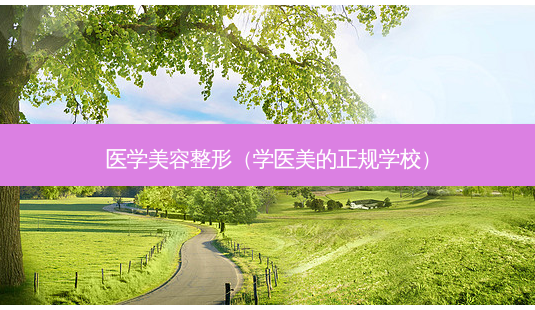 医学美容整形(学医美的正规学校)-第1张图片-南山整形网 医学美容整形(学医美的正规学校)-第1张图片-南山整形网