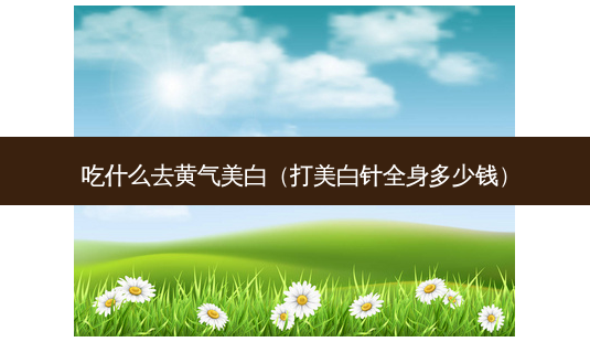 吃什么去黄气美白(打美白针全身多少钱)-第1张图片-南山整形网 吃什么去黄气美白(打美白针全身多少钱)-第1张图片-南山整形网
