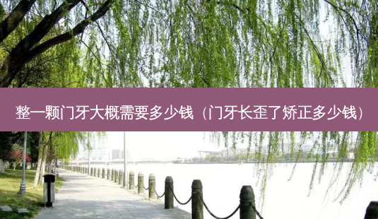 整一颗门牙大概需要多少钱(门牙长歪了矫正多少钱)-第1张图片-南山整形网 整一颗门牙大概需要多少钱(门牙长歪了矫正多少钱)-第1张图片-南山整形网