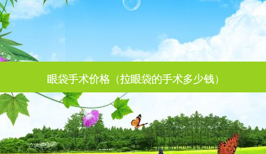 眼袋手术价格(拉眼袋的手术多少钱)-第1张图片-南山整形网 眼袋手术价格(拉眼袋的手术多少钱)-第1张图片-南山整形网