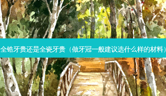 全锆牙贵还是全瓷牙贵(做牙冠一般建议选什么样的材料)-第1张图片-南山整形网 全锆牙贵还是全瓷牙贵(做牙冠一般建议选什么样的材料)-第1张图片-南山整形网