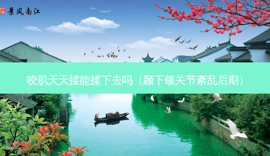 咬肌天天揉能揉下去吗(颞下颌关节紊乱后期)-第1张图片-南山整形网 咬肌天天揉能揉下去吗(颞下颌关节紊乱后期)-第1张图片-南山整形网
