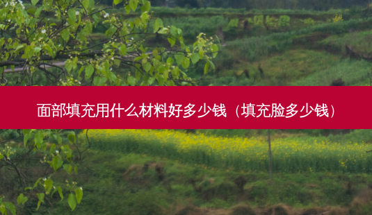 面部填充用什么材料好多少钱(填充脸多少钱)-第1张图片-南山整形网 面部填充用什么材料好多少钱(填充脸多少钱)-第1张图片-南山整形网