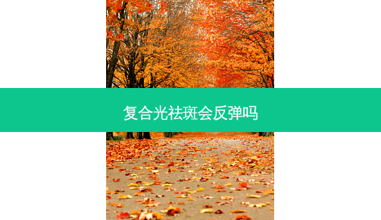 复合光祛斑会反弹吗-第1张图片-南山整形网 复合光祛斑会反弹吗-第1张图片-南山整形网