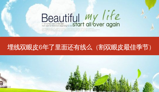 埋线双眼皮6年了里面还有线么(割双眼皮 *** 季节)-第1张图片-南山整形网 埋线双眼皮6年了里面还有线么(割双眼皮 *** 季节)-第1张图片-南山整形网