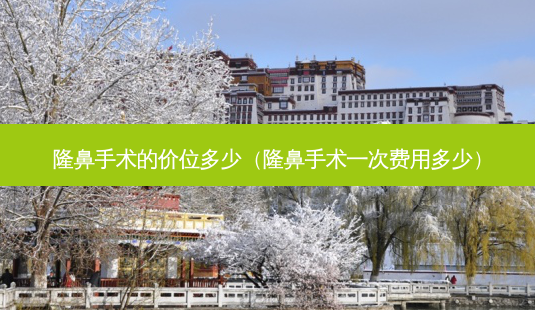 隆鼻手术的价位多少(隆鼻手术一次费用多少)-第1张图片-南山整形网 隆鼻手术的价位多少(隆鼻手术一次费用多少)-第1张图片-南山整形网