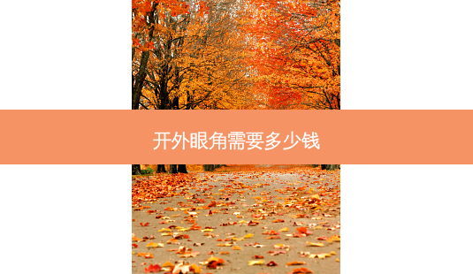 开外眼角需要多少钱-第1张图片-南山整形网 开外眼角需要多少钱-第1张图片-南山整形网