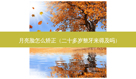 月亮脸怎么矫正(二十多岁整牙来得及吗)-第1张图片-南山整形网 月亮脸怎么矫正(二十多岁整牙来得及吗)-第1张图片-南山整形网