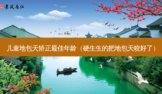 儿童地包天矫正 *** 年龄(硬生生的把地包天咬好了)-第1张图片-南山整形网 儿童地包天矫正 *** 年龄(硬生生的把地包天咬好了)-第1张图片-南山整形网