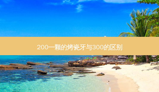 200一颗的烤瓷牙与300的区别-第1张图片-南山整形网 200一颗的烤瓷牙与300的区别-第1张图片-南山整形网