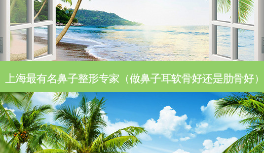 上海最有名鼻子整形专家(做鼻子耳软骨好还是肋骨好)-第1张图片-南山整形网 上海最有名鼻子整形专家(做鼻子耳软骨好还是肋骨好)-第1张图片-南山整形网