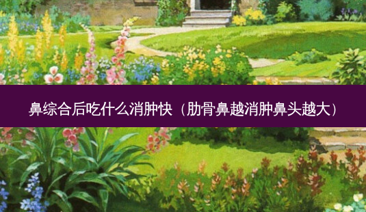 鼻综合后吃什么消肿快(肋骨鼻越消肿鼻头越大)-第1张图片-南山整形网 鼻综合后吃什么消肿快(肋骨鼻越消肿鼻头越大)-第1张图片-南山整形网