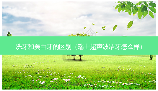 洗牙和美白牙的区别(瑞士超声波洁牙怎么样)-第1张图片-南山整形网 洗牙和美白牙的区别(瑞士超声波洁牙怎么样)-第1张图片-南山整形网