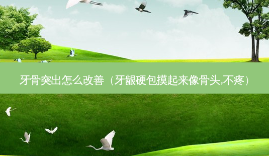 牙骨突出怎么改善(牙龈硬包摸起来像骨头,不疼)-第1张图片-南山整形网 牙骨突出怎么改善(牙龈硬包摸起来像骨头,不疼)-第1张图片-南山整形网