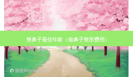 整鼻子 *** 年龄(做鼻子整形费用)-第1张图片-南山整形网 整鼻子 *** 年龄(做鼻子整形费用)-第1张图片-南山整形网