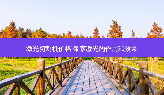 激光切割机价格 像素激光的作用和效果-第1张图片-南山整形网 激光切割机价格 像素激光的作用和效果-第1张图片-南山整形网