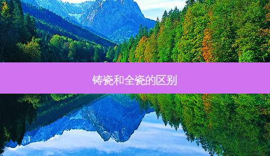 铸瓷和全瓷的区别-第1张图片-南山整形网 铸瓷和全瓷的区别-第1张图片-南山整形网