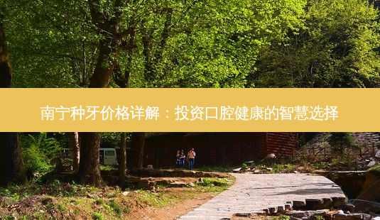 南宁种牙价格详解:投资口腔健康的智慧选择-第1张图片-南山整形网 南宁种牙价格详解:投资口腔健康的智慧选择-第1张图片-南山整形网