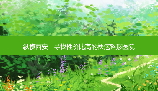 纵横西安:寻找性价比高的祛疤整形医院-第1张图片-南山整形网 纵横西安:寻找性价比高的祛疤整形医院-第1张图片-南山整形网