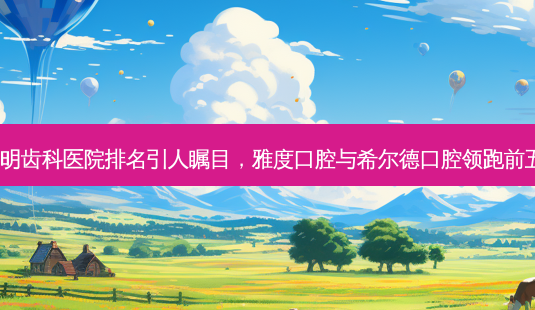 昆明齿科医院排名引人瞩目,雅度口腔与希尔德口腔领跑前五!-第1张图片-南山整形网 昆明齿科医院排名引人瞩目,雅度口腔与希尔德口腔领跑前五!-第1张图片-南山整形网