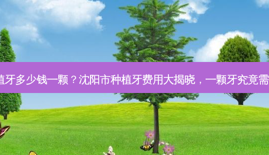 沈阳市种植牙多少钱一颗?沈阳市种植牙费用大揭晓,一颗牙究竟需要多少钱?-第1张图片-南山整形网 沈阳市种植牙多少钱一颗?沈阳市种植牙费用大揭晓,一颗牙究竟需要多少钱?-第1张图片-南山整形网