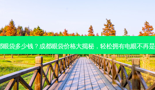 成都眼袋多少钱?成都眼袋价格大揭秘,轻松拥有电眼不再是梦!-第1张图片-南山整形网 成都眼袋多少钱?成都眼袋价格大揭秘,轻松拥有电眼不再是梦!-第1张图片-南山整形网