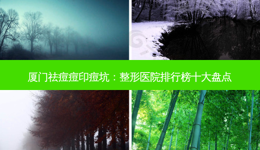厦门祛痘痘印痘坑:整形医院排行榜十大盘点-第1张图片-南山整形网 厦门祛痘痘印痘坑:整形医院排行榜十大盘点-第1张图片-南山整形网